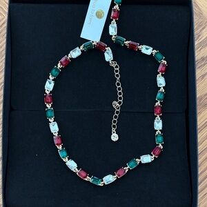 Elegant Multi-Color Gemstone Necklace